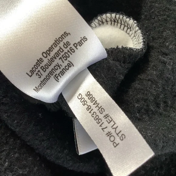 Lacoste Graphic Logo Tape Crewneck Sweatshirt - Picture 10 of 12